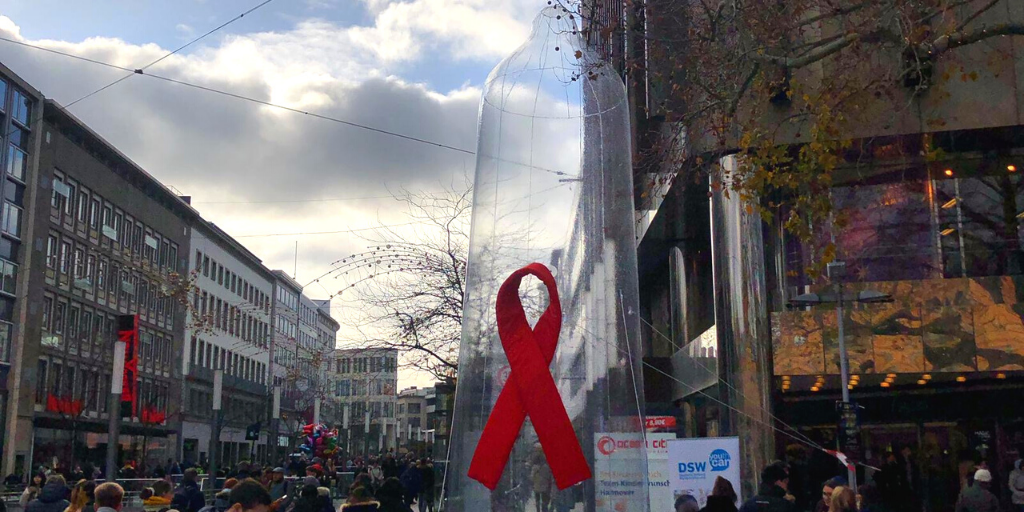 DSW setzt größtes Zeichen gegen Aids